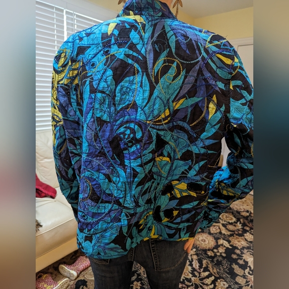 Chico's women's jacket sz 1/M - Picture 2 of 2